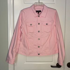 Talbots Pink Denim Jacket
